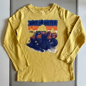 Carter”s™ Classic Long-sleeve Graphic Monster Truck Tee Shirt | Size 7